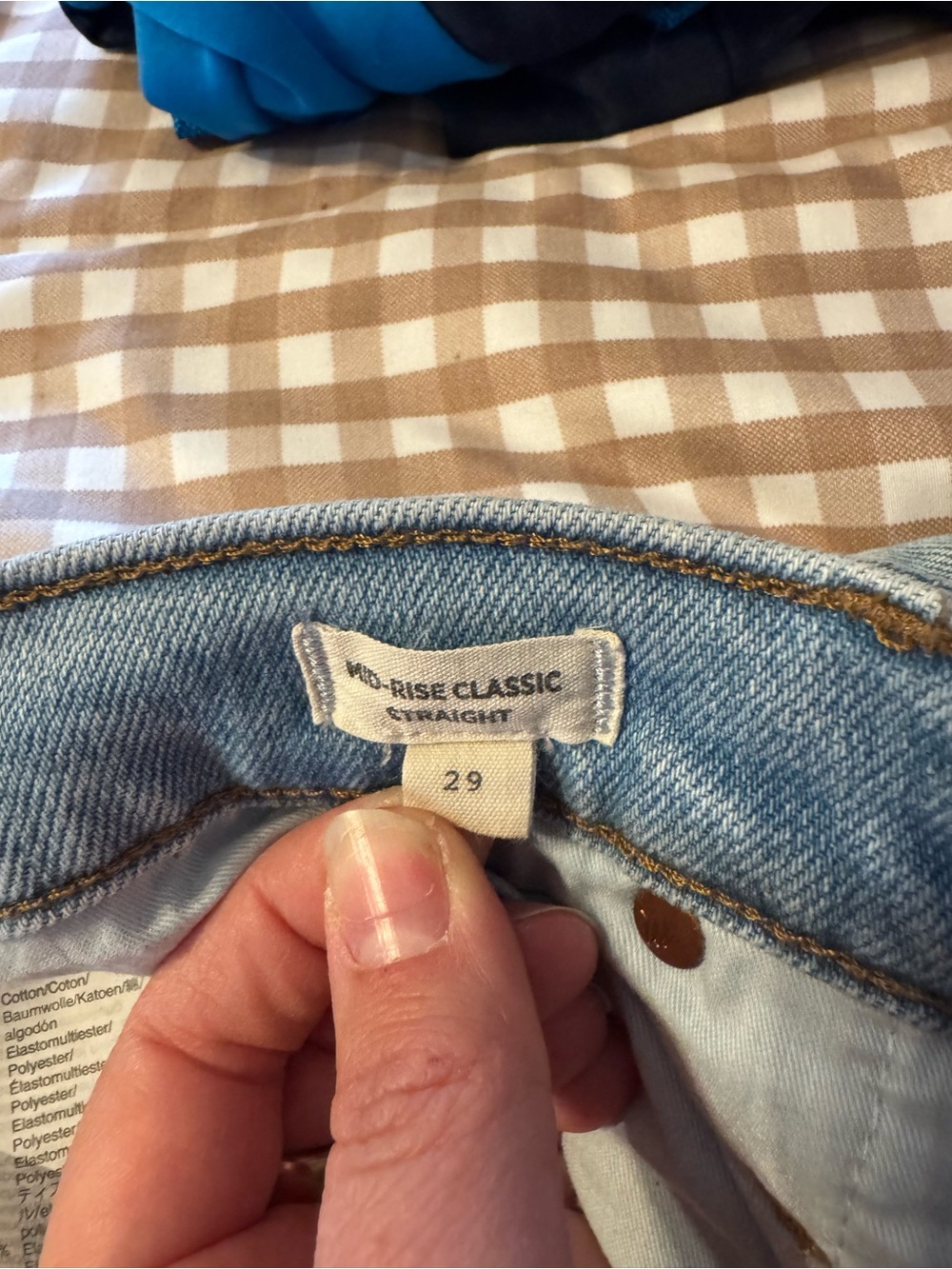 Madewell Light Blue Straight-Leg women’s jeans - Picture 2 of 2